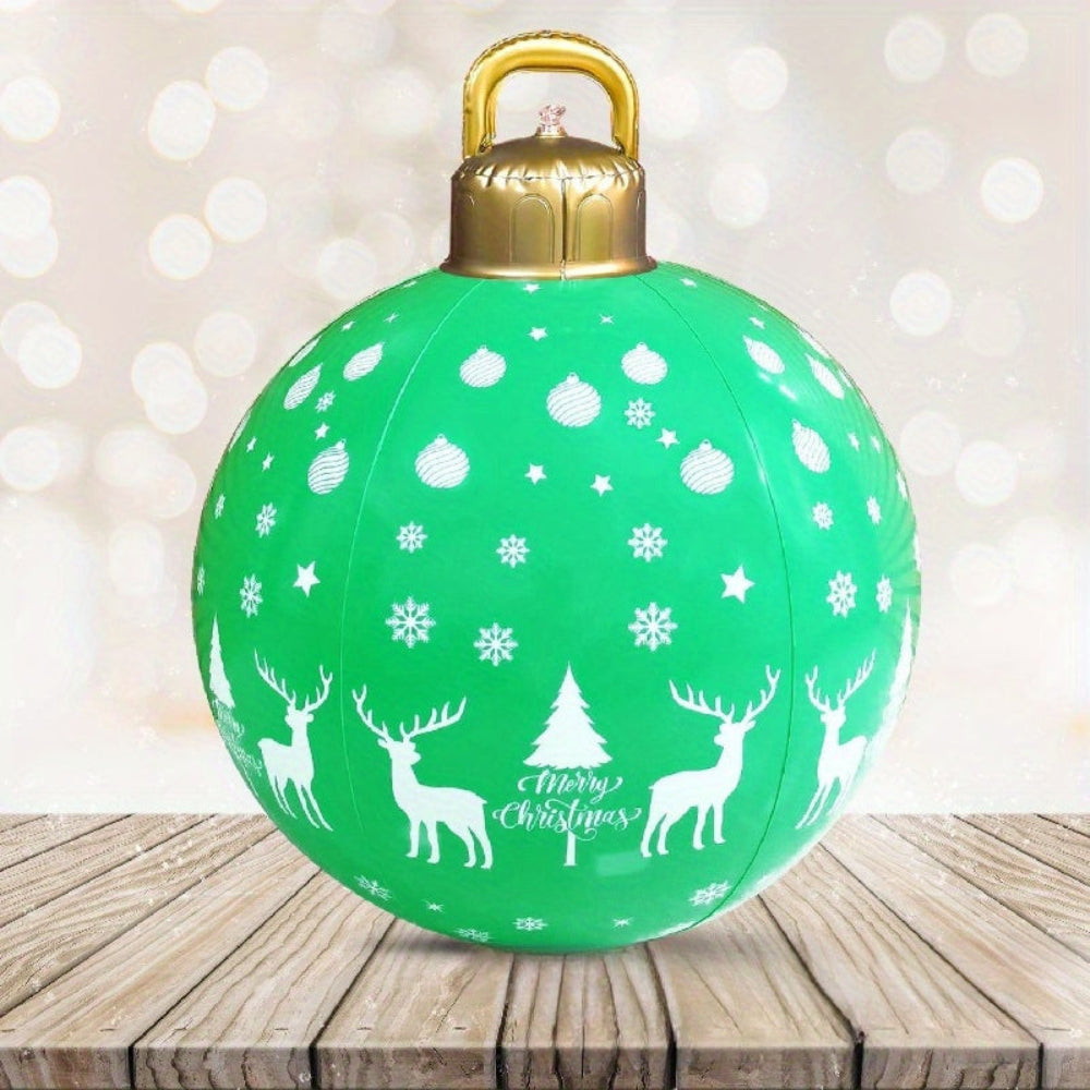 Vánoční nafukovací venkovní dekorace velký dvůr sváteční míč