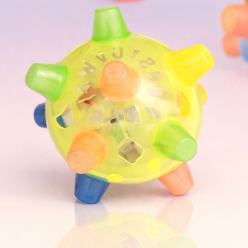 Dog Toy LED Bouncing Interactive Ball Rubber