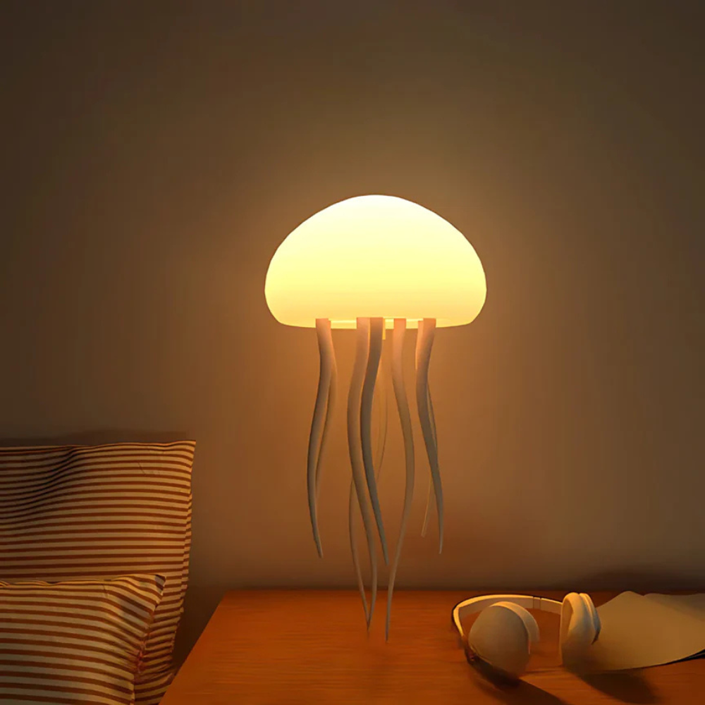 LED Night Light USB Rechargeable Jellyfish Color Changing Lamp