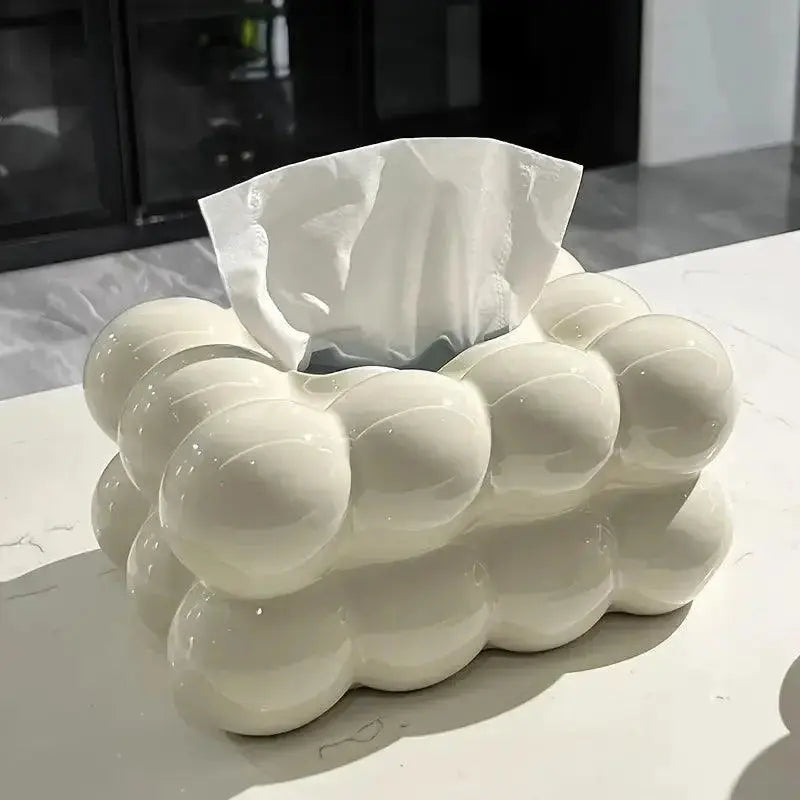 Ceramic Tissue Box for Modern Home Decor