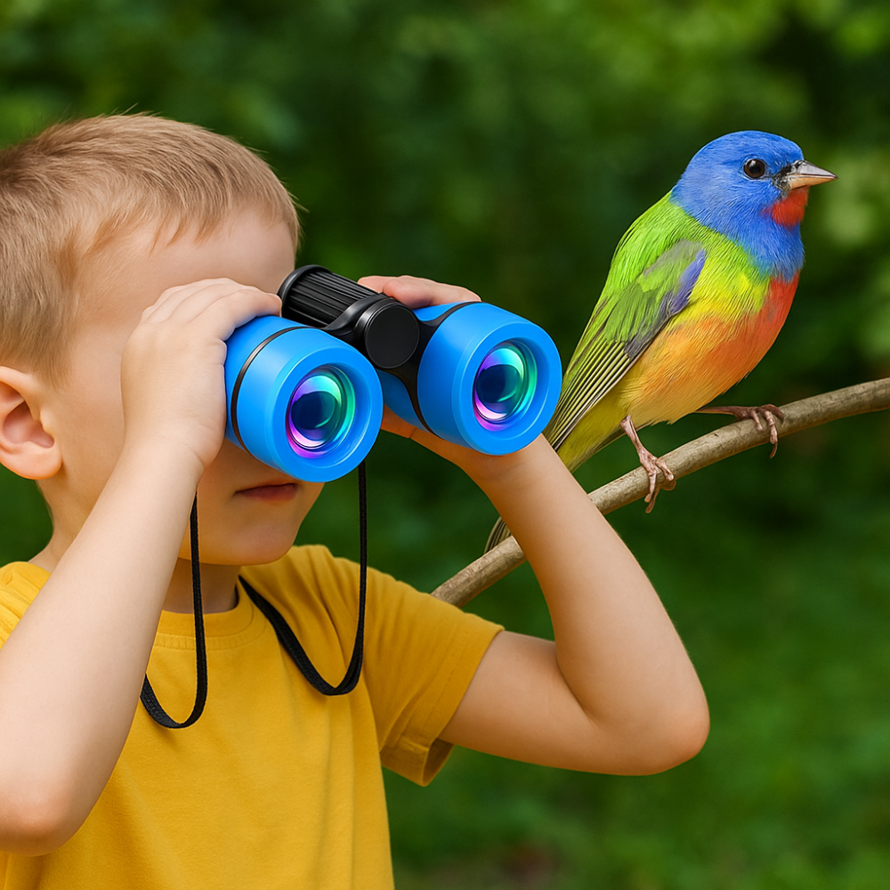 Kids Binoculars Toy Outdoor Adventure Set Educational Gift