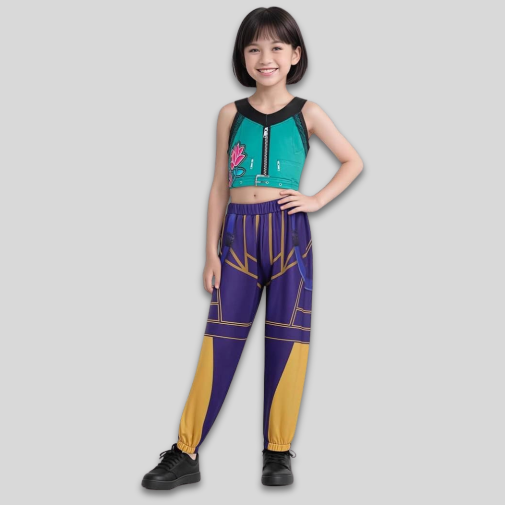 Kids Kpop Costume Pop Singer Dance Outfit Set
