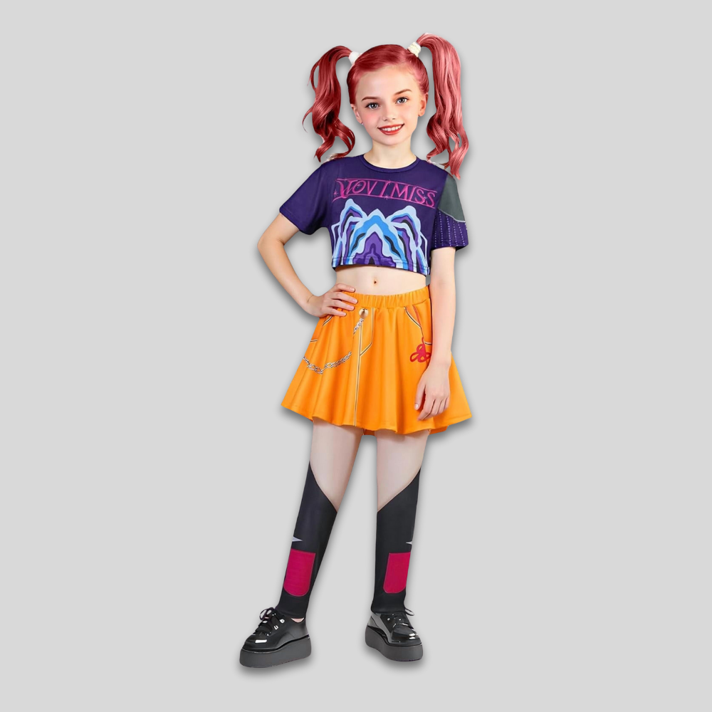 Kids Kpop Costume Pop Singer Dance Outfit Set