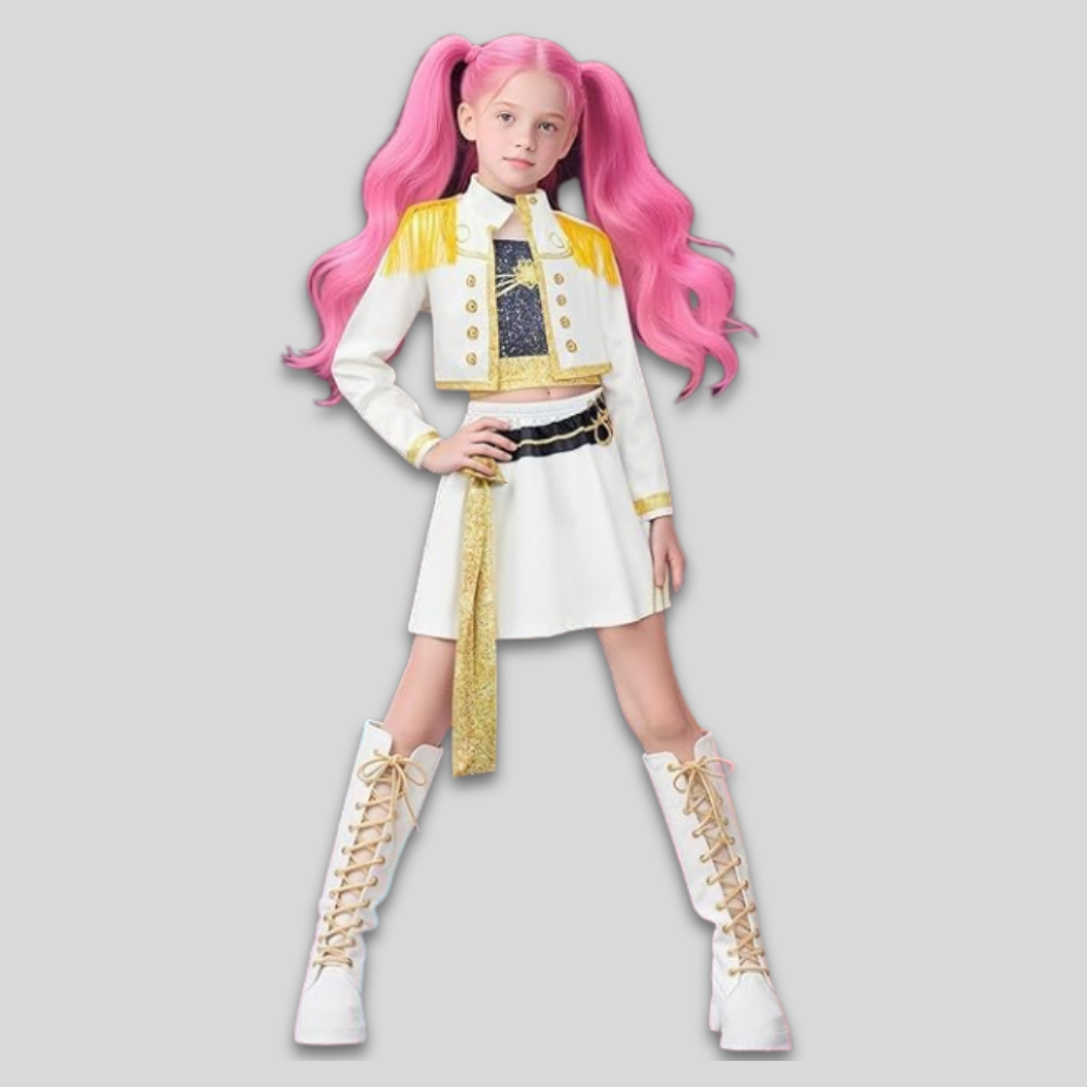 Kids Kpop Costume Pop Singer Dance Outfit Set