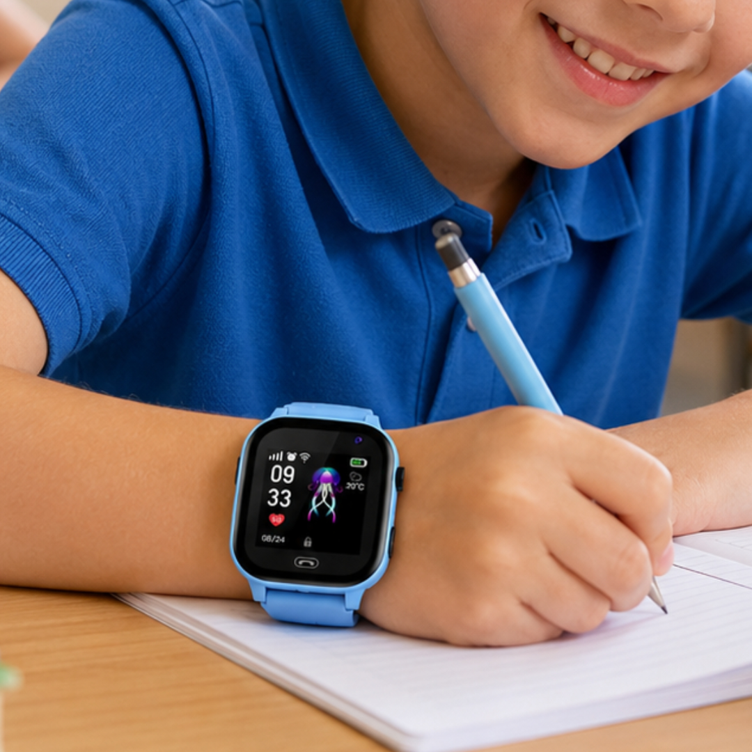 Smartwatch bimbo impermeabile con localizzatore GPS e chiamate 4G
