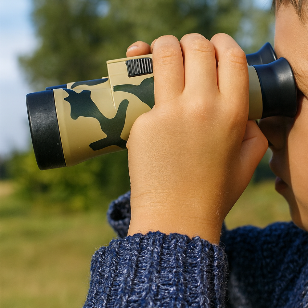 Kids Binoculars Camouflage Design Educational Outdoor Adventure Toy