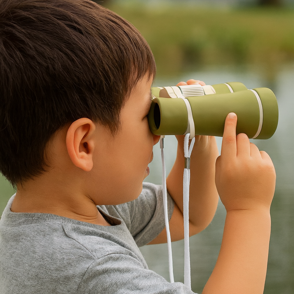 Kids Binoculars Toy Educational Outdoor Adventure Gift Set