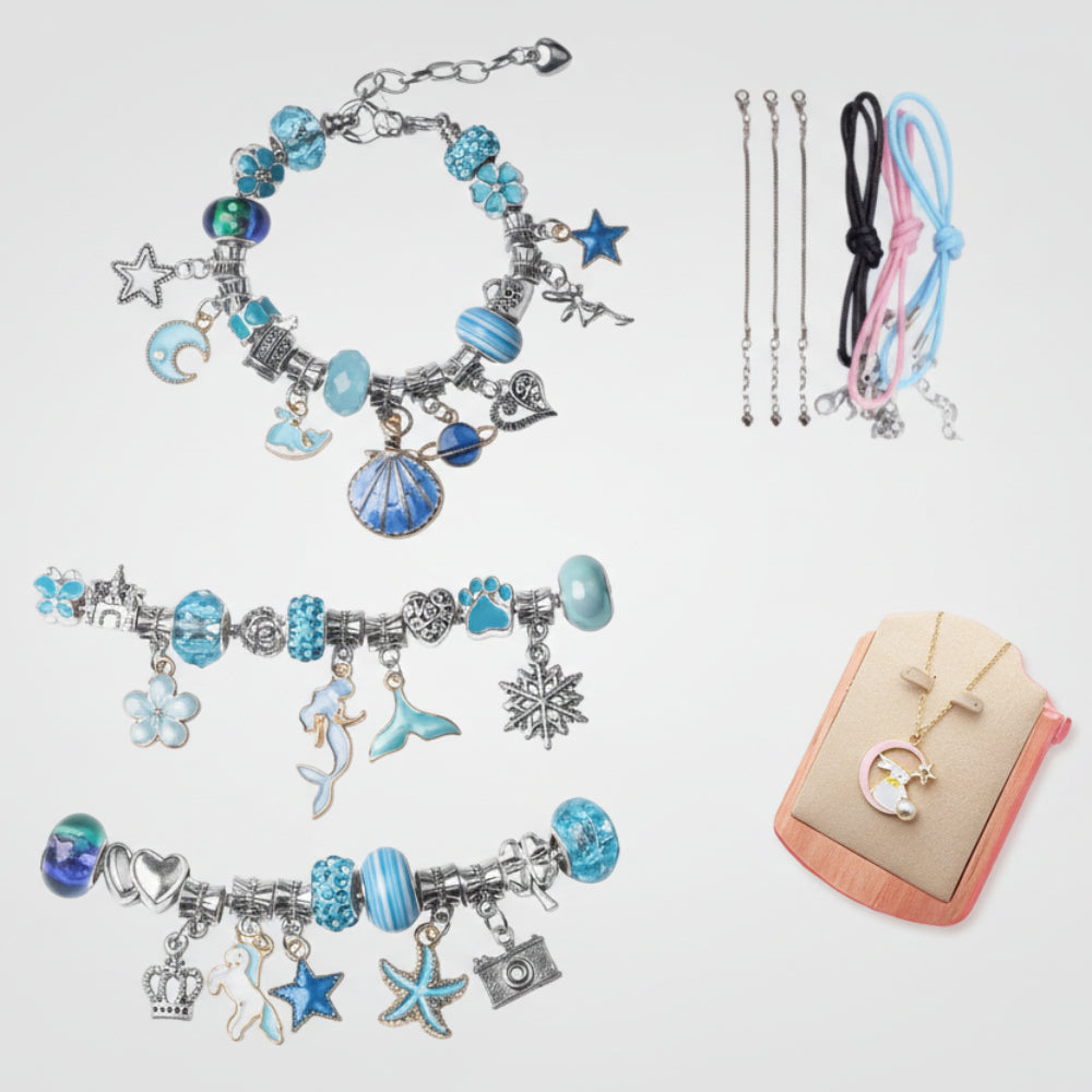 Kids Bracelet Making Kit Craft DIY Jewelry Set 13