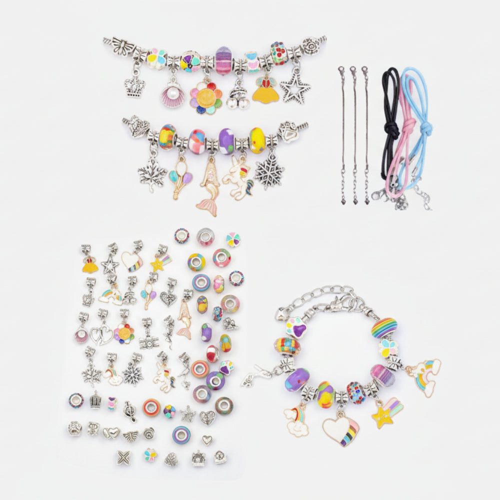 Kids Bracelet Making Kit Craft DIY Jewelry Set 18