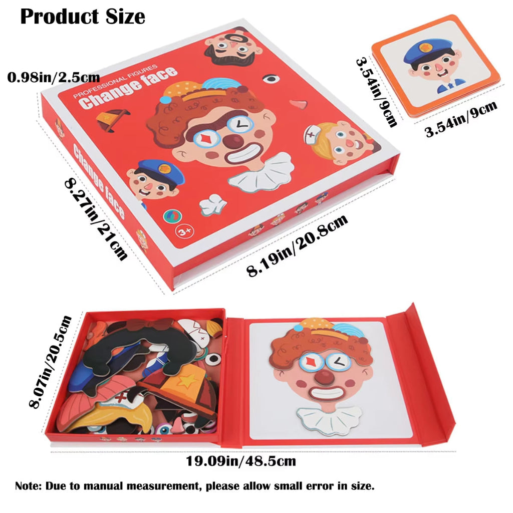 Kids Face Expression Educational Toy Learning Puzzle 4