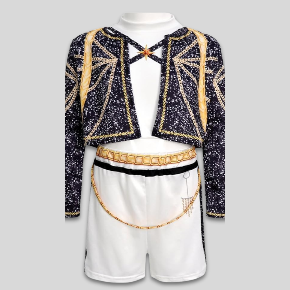 Kids Kpop Costume Pop Singer Dance Outfit Set