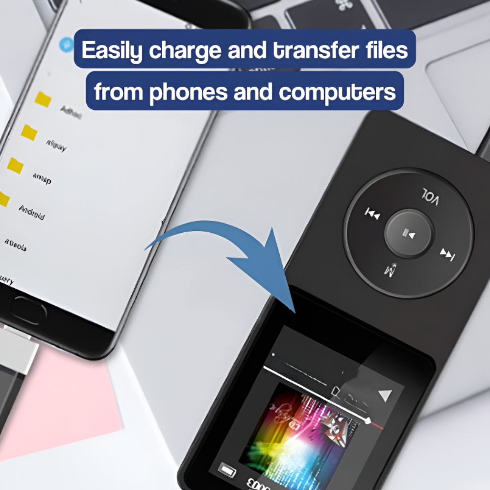 Kids MP3 Player Headset Digital Music Player 10