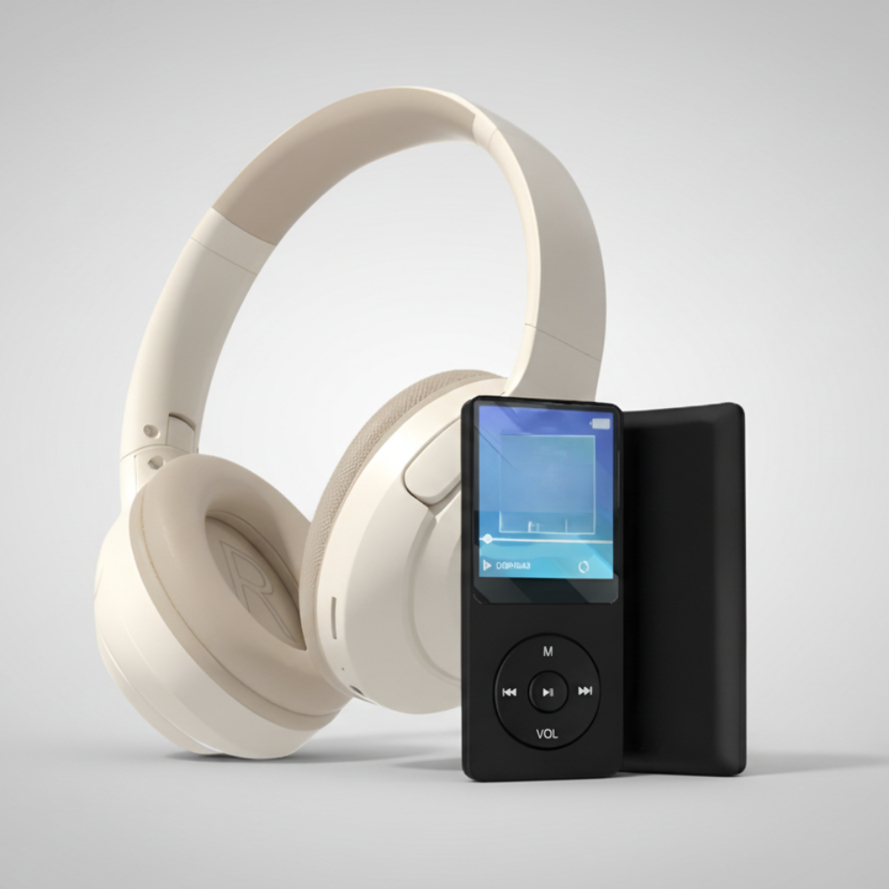 Kids MP3 Player Headset Digital Music Player 4