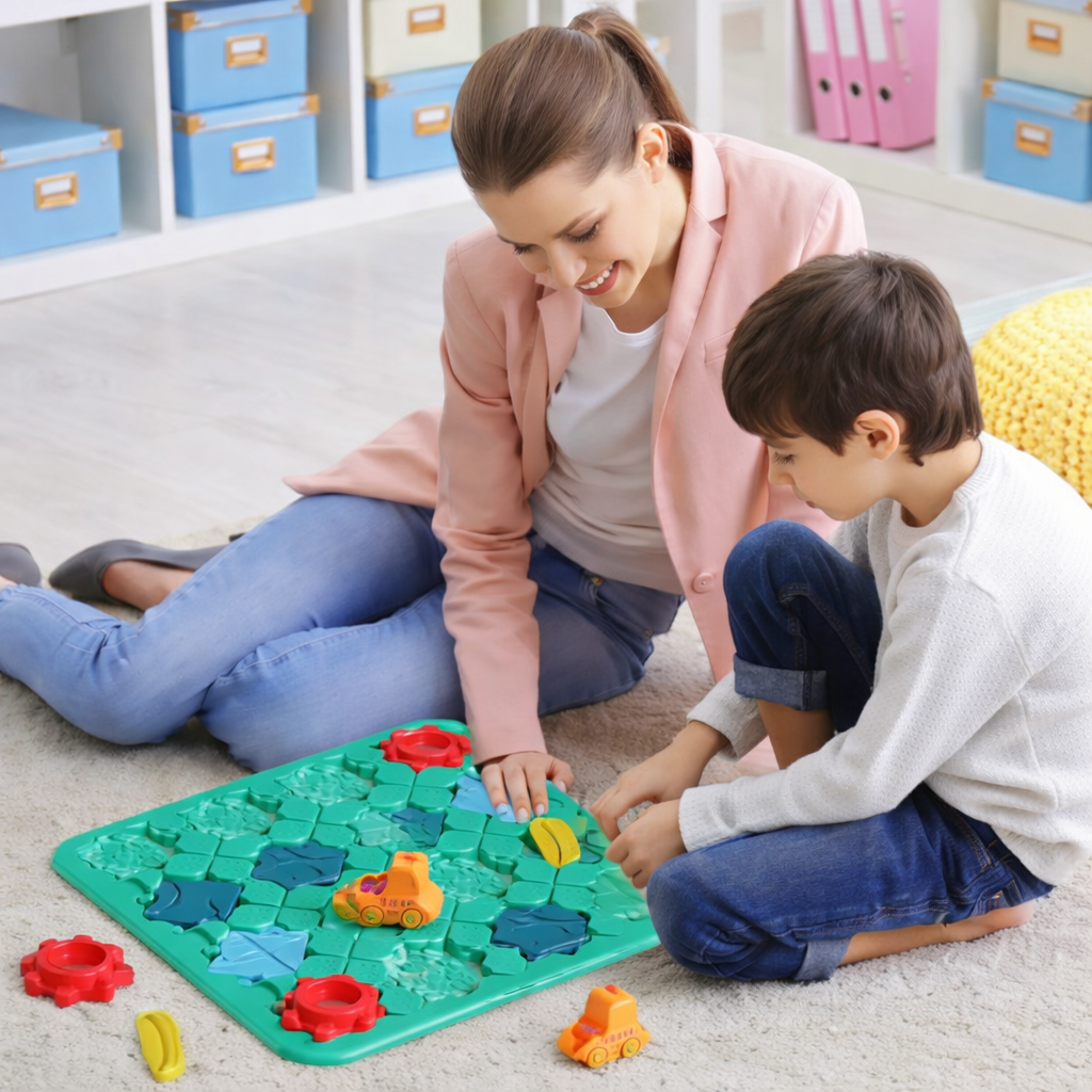 Kids Puzzle Educational Logic Road Game