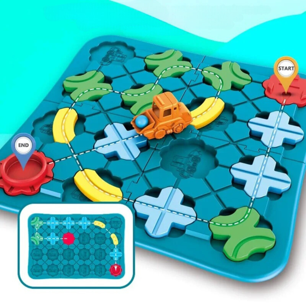 Kids Puzzle Educational Logic Road Game