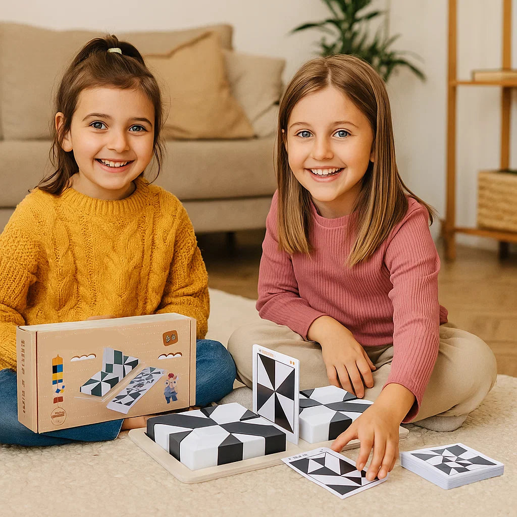 Kids Puzzle Logic Game Two Color Pocket Size 3