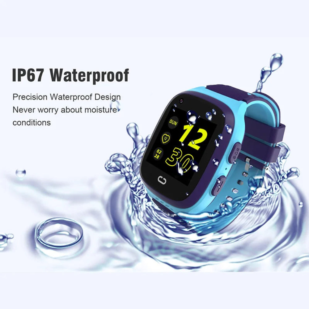 Kids Smart Watch GPS Tracker Waterproof Touchscreen Camera