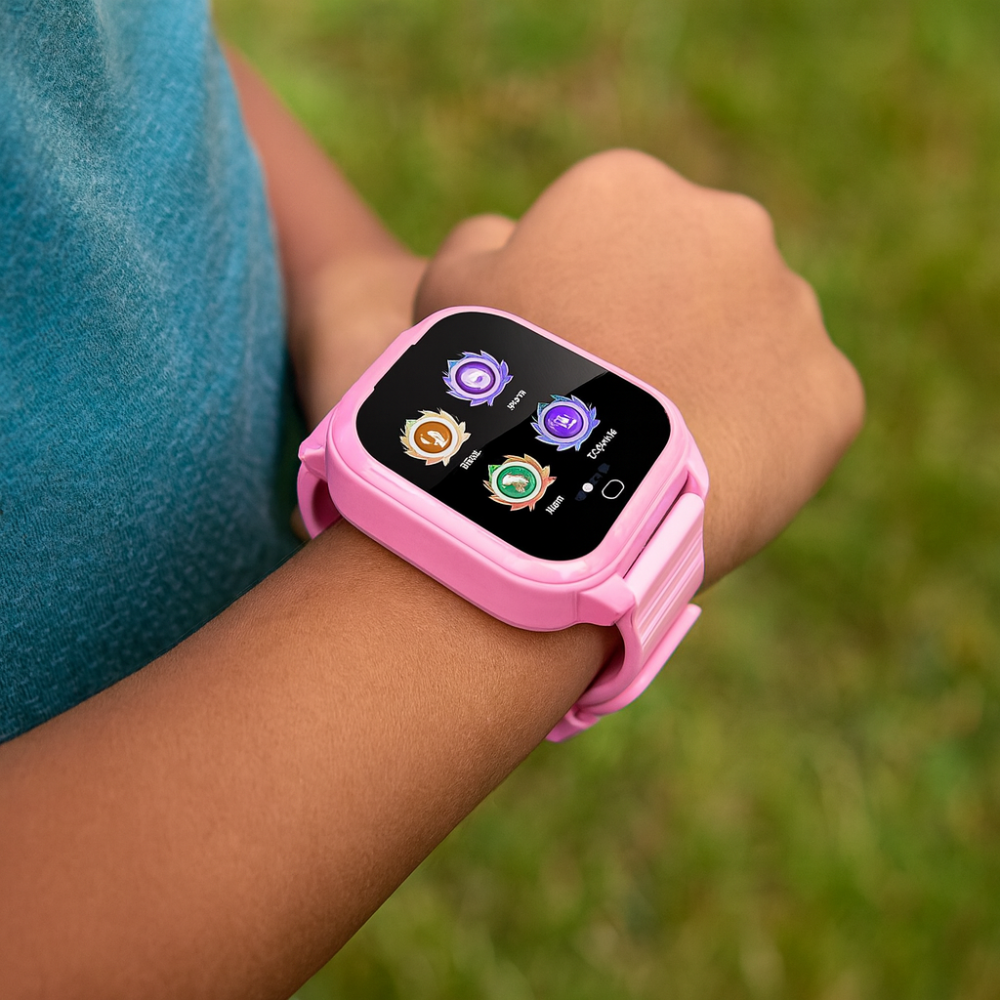 Kinder-Smartwatch Touchscreen Fitness-Tracker USB wiederaufladbar