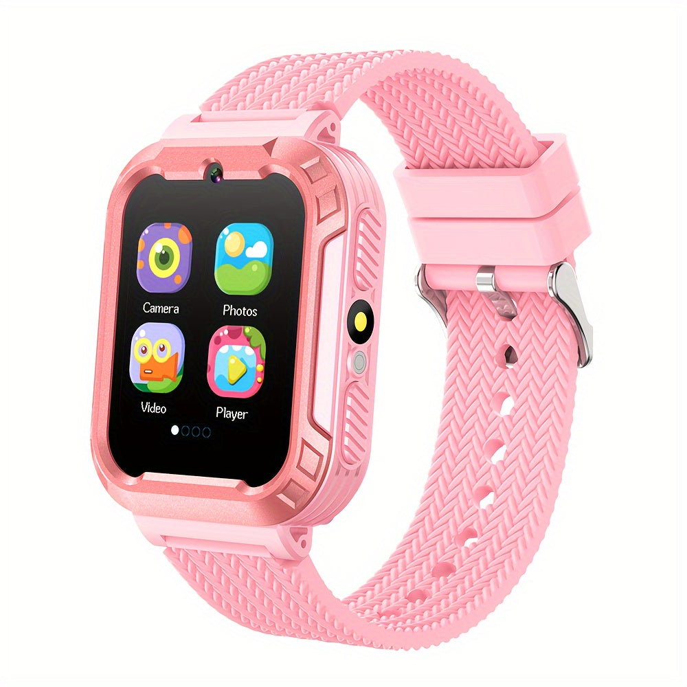 Kids Smart Watch Touchscreen USB Rechargeable Educational Fitness Tracker