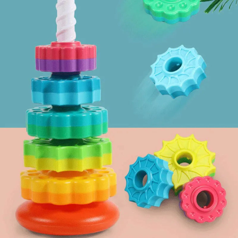 Kids Stacking Tower Educational Toy Blocks 4