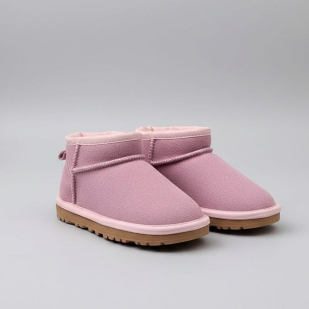 Kinder Warme Winter Schuhe mit Fellfutter - Gemütlich Rutschfeste Knöchel