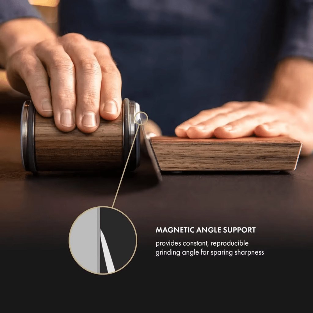 Knife Sharpener Rolling Angle Guide System Precise Edge Sharpening