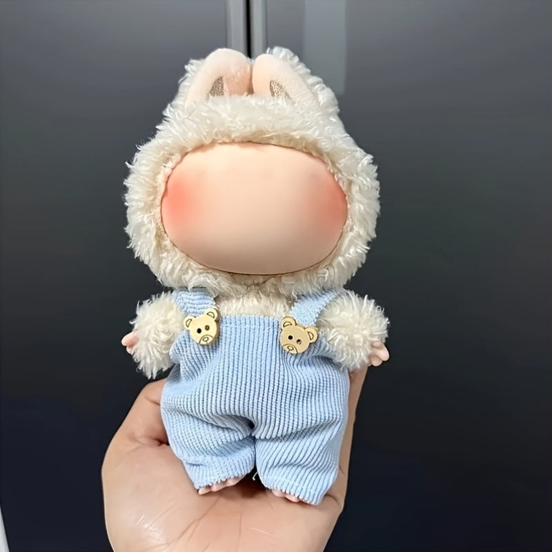 Conjunto de peto para ropa de muñeca