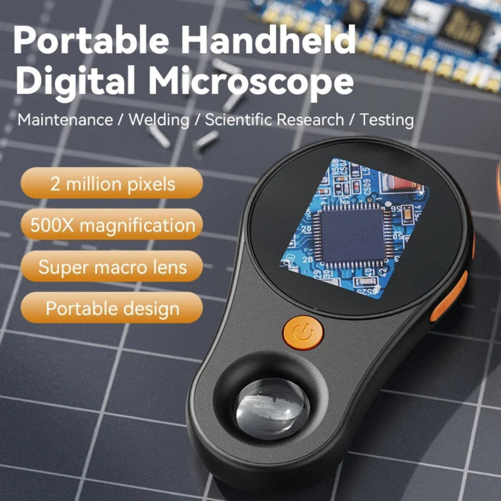 LED Handheld Digital Microscope 500X Magnification 2
