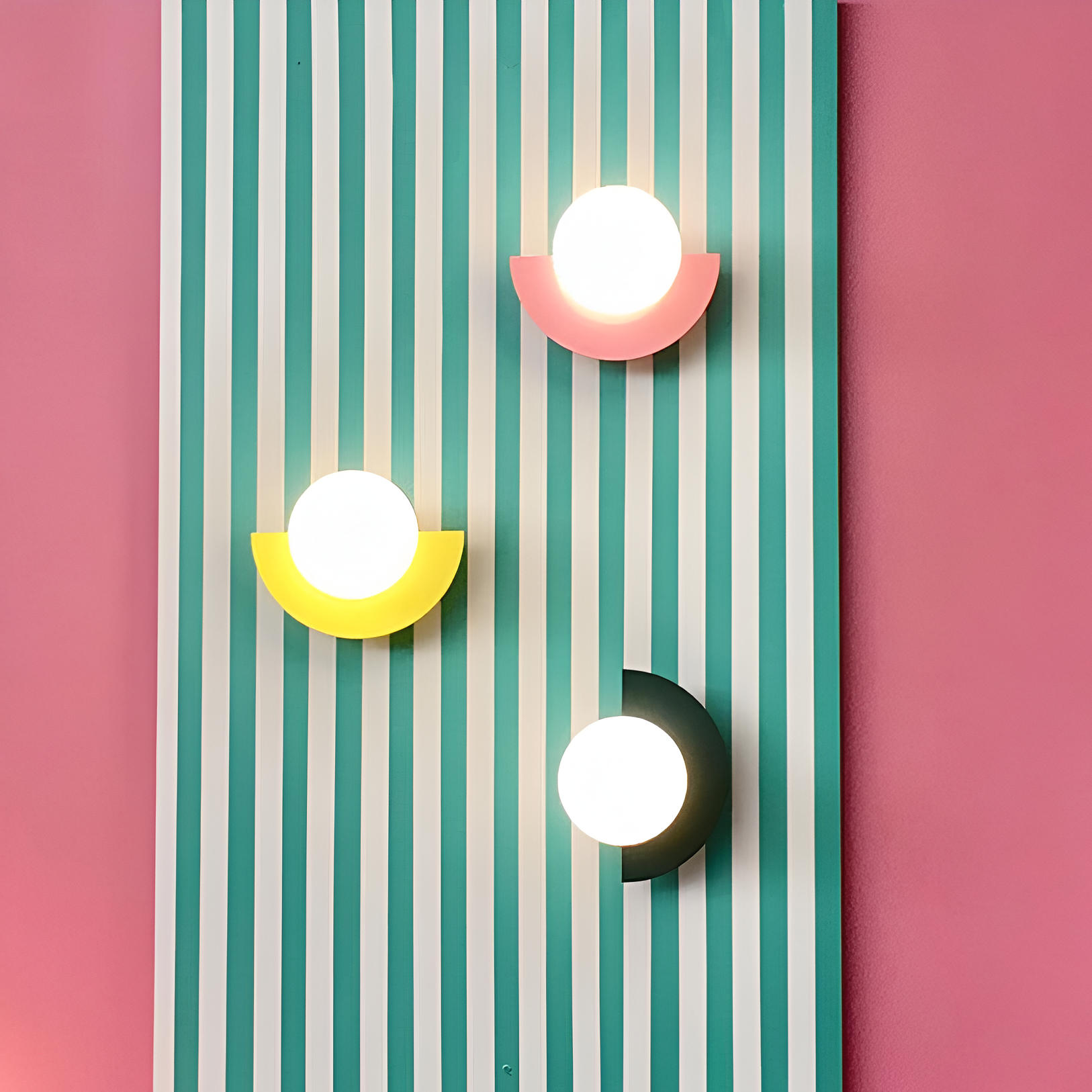 Applique Parete LED Interno Globo Vetro Moderno