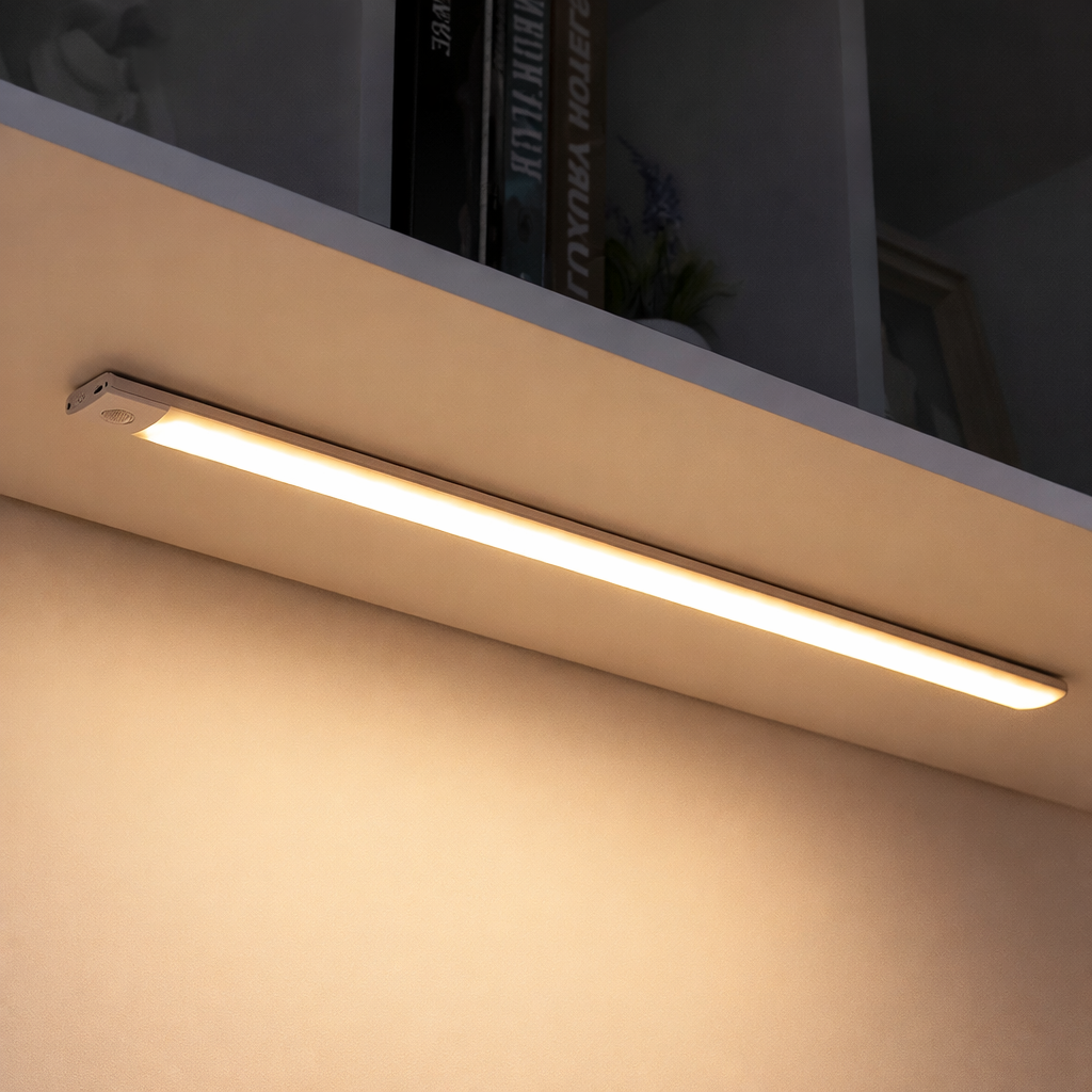 LED Light Motion Sensor Rechargeable Cabinet Lighting Fixture