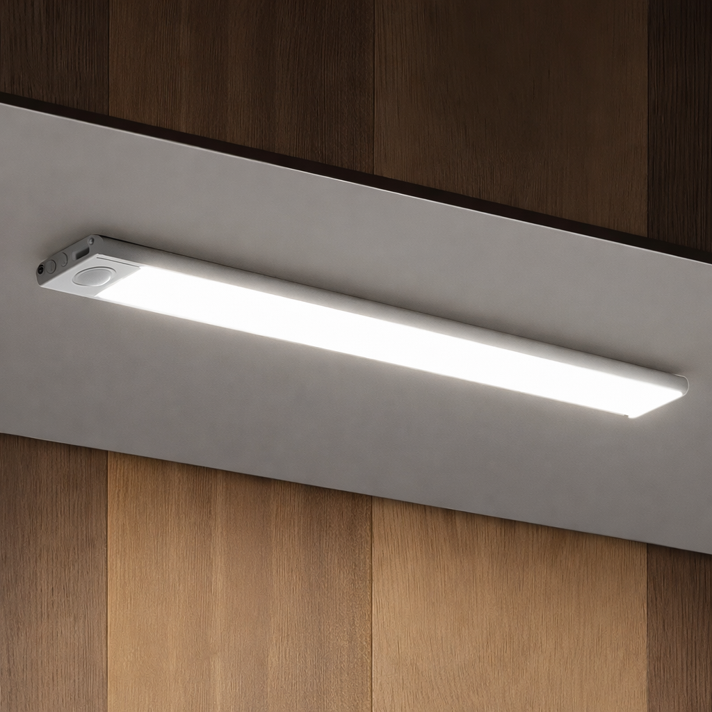 LED Light Motion Sensor Rechargeable Cabinet Lighting Fixture