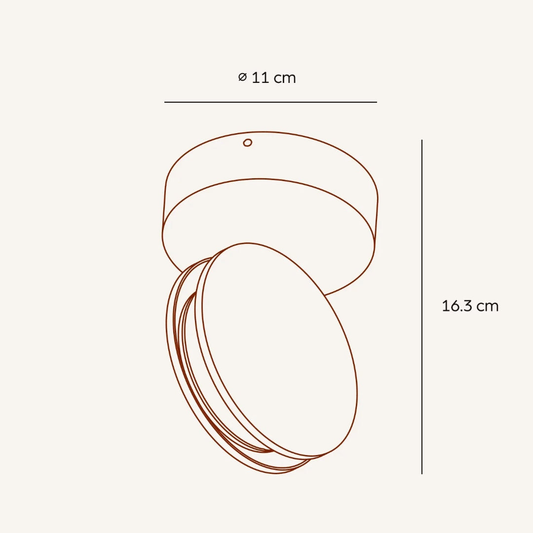 LED Modern Swivel 360° Ceiling Light 12