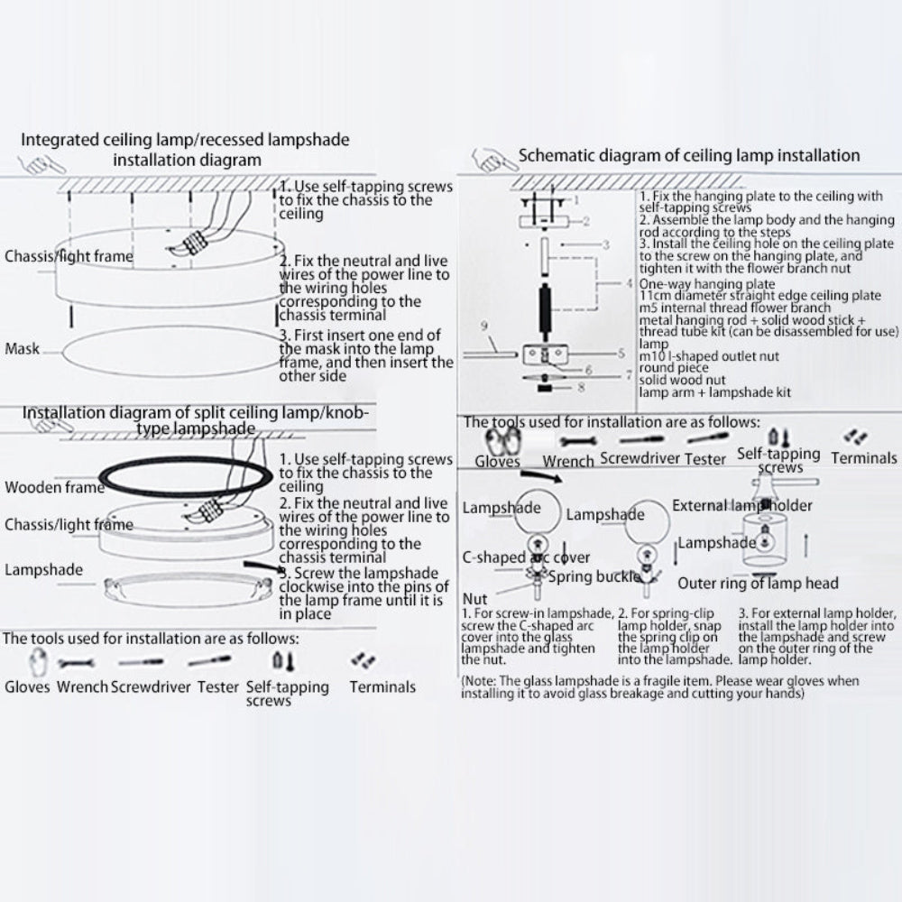 LED Moon Design Ceiling Light Minimalist Style 13