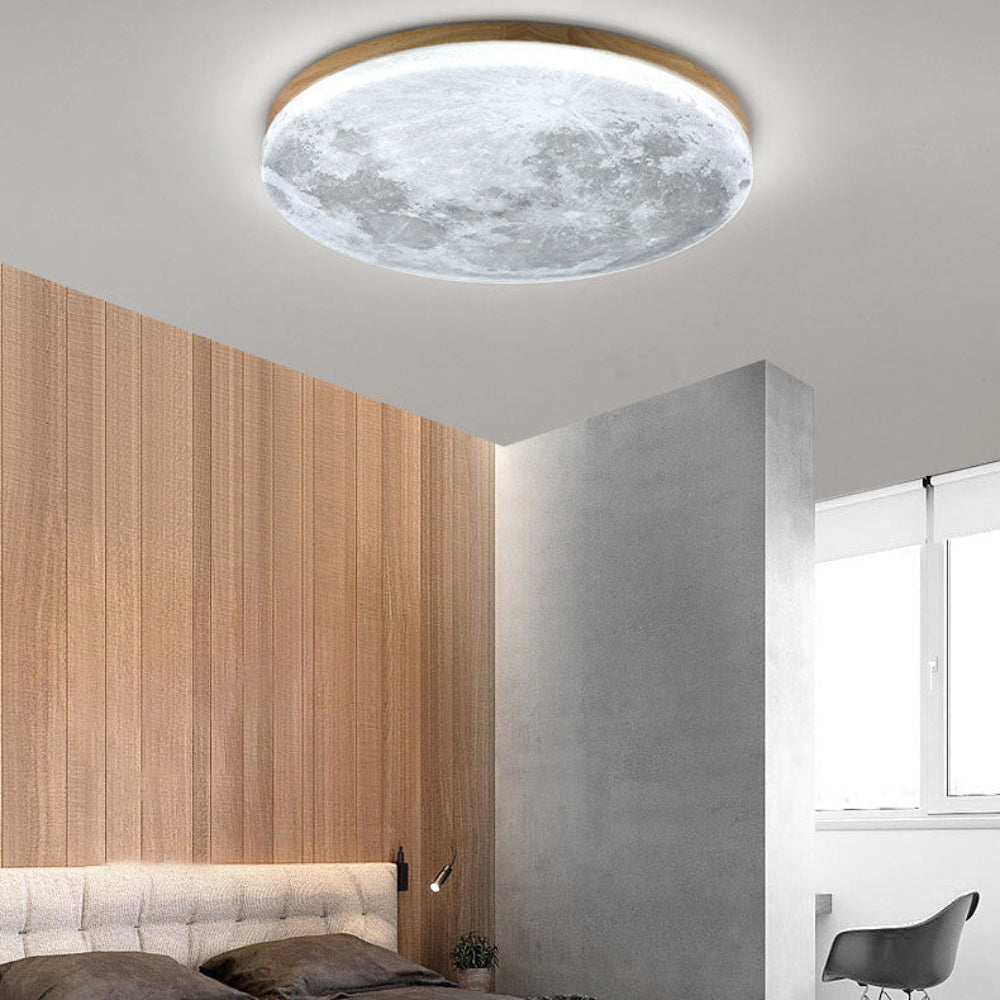 LED Moon Design Ceiling Light Minimalist Style 3