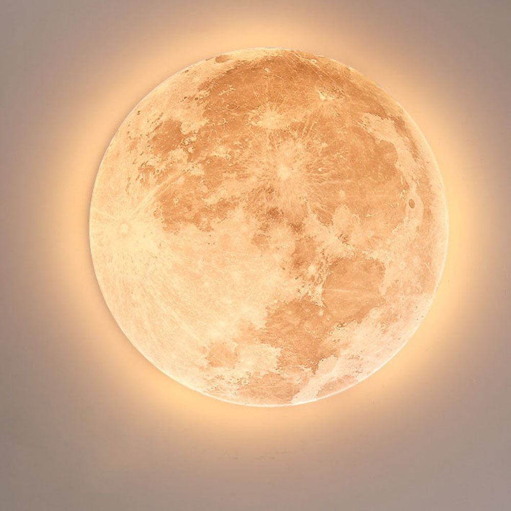 LED Moon Design Ceiling Light Minimalist Style 5