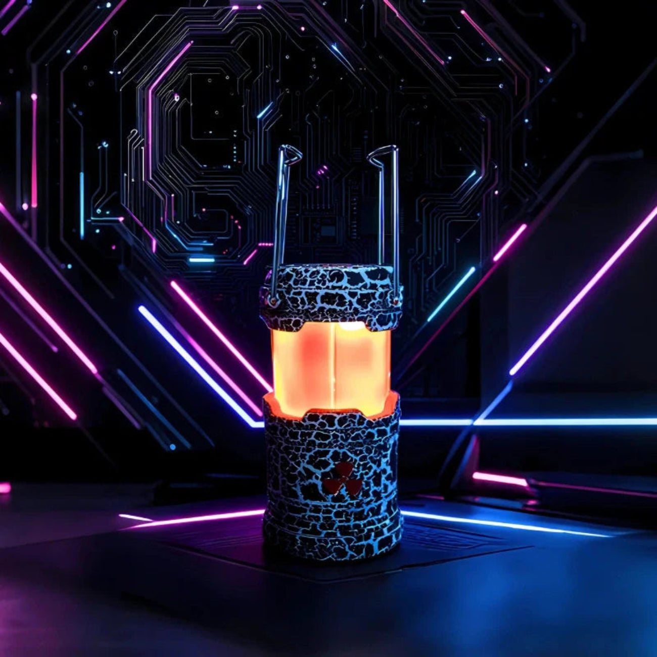 LED Portable Lantern Decorative Glow Sci Fi Theme 14