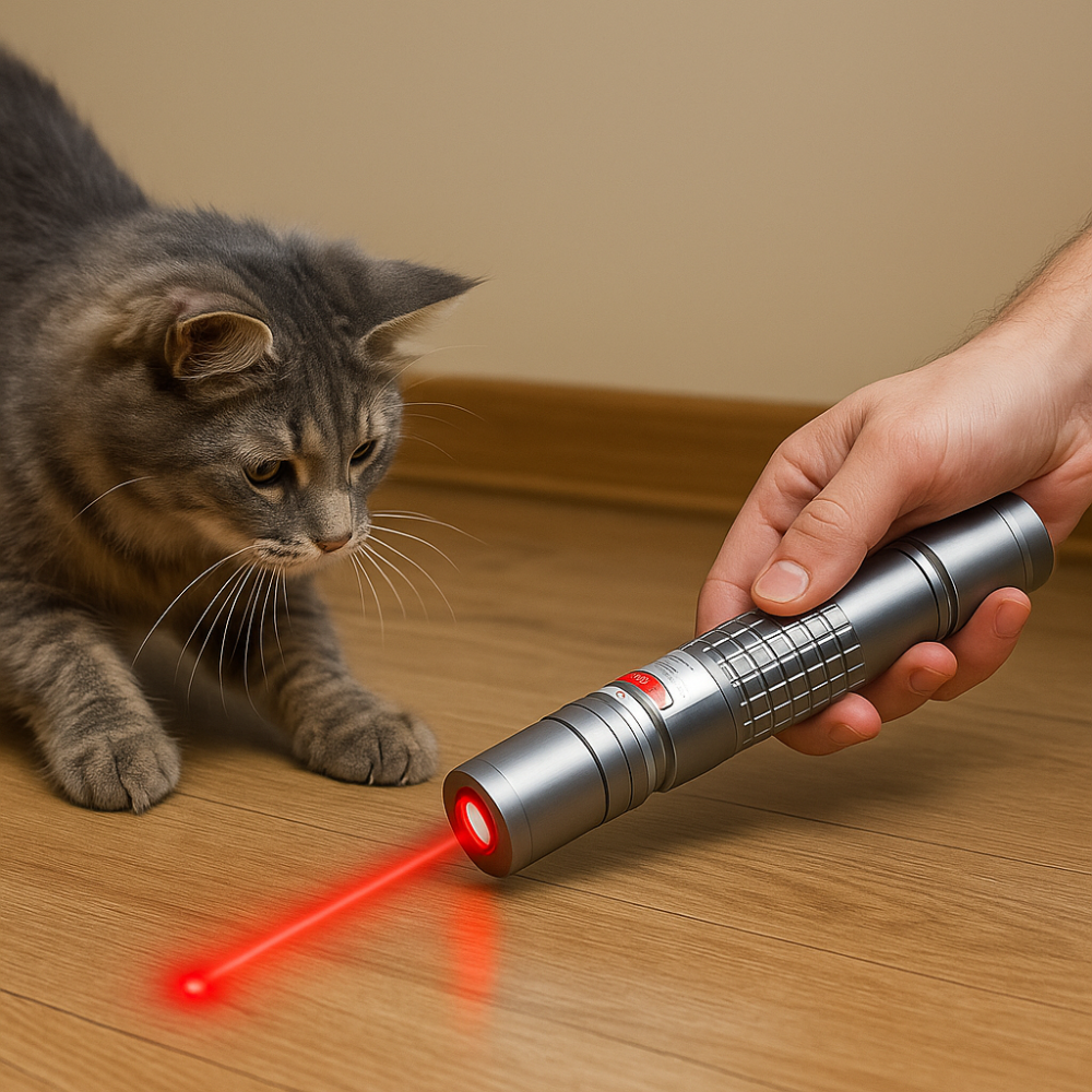 Laser Pointer Cat Toy Pets Flashlight Training Light Pen
