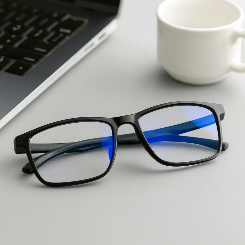 Brýle proti modrému světlu na čtení titanové progresivní brýle