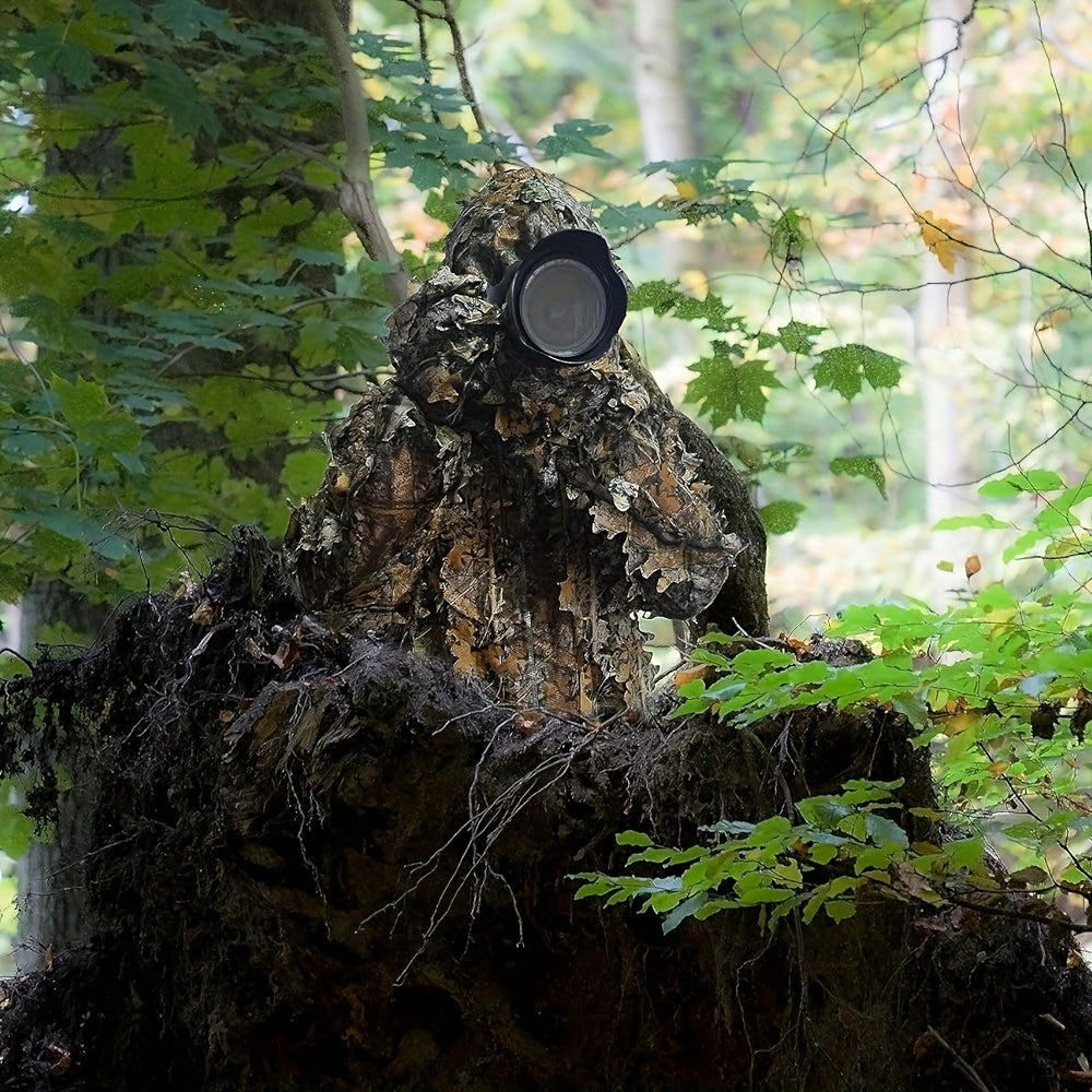3D Leaf Camo Ghillie Suit | Lightweight Tactical Hunting Gear