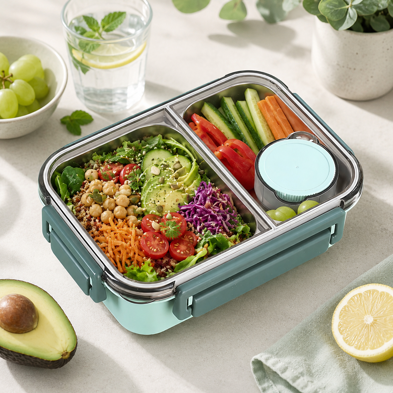 Lunch Box Insulated Leakproof Food Container