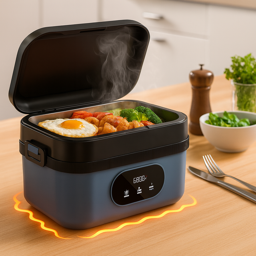 Lunch Box Stainless Steel Self Heating Portable
