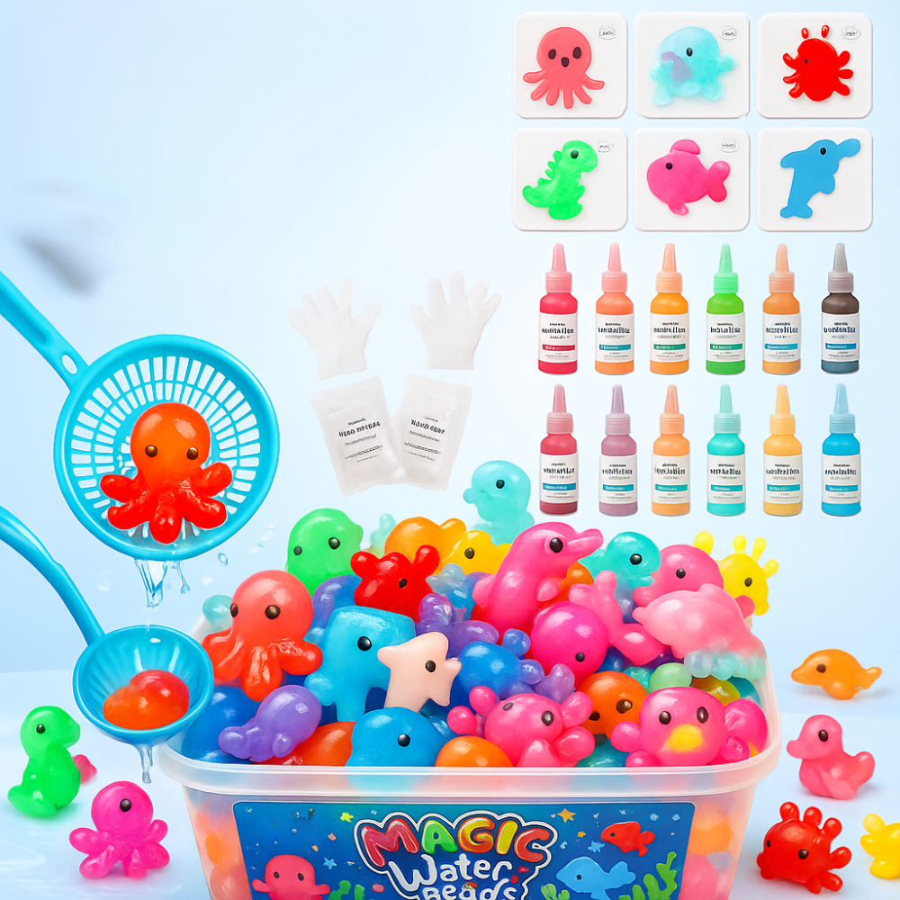 Magic Water Beads Sensory Toy Kids DIY Craft Gift Set