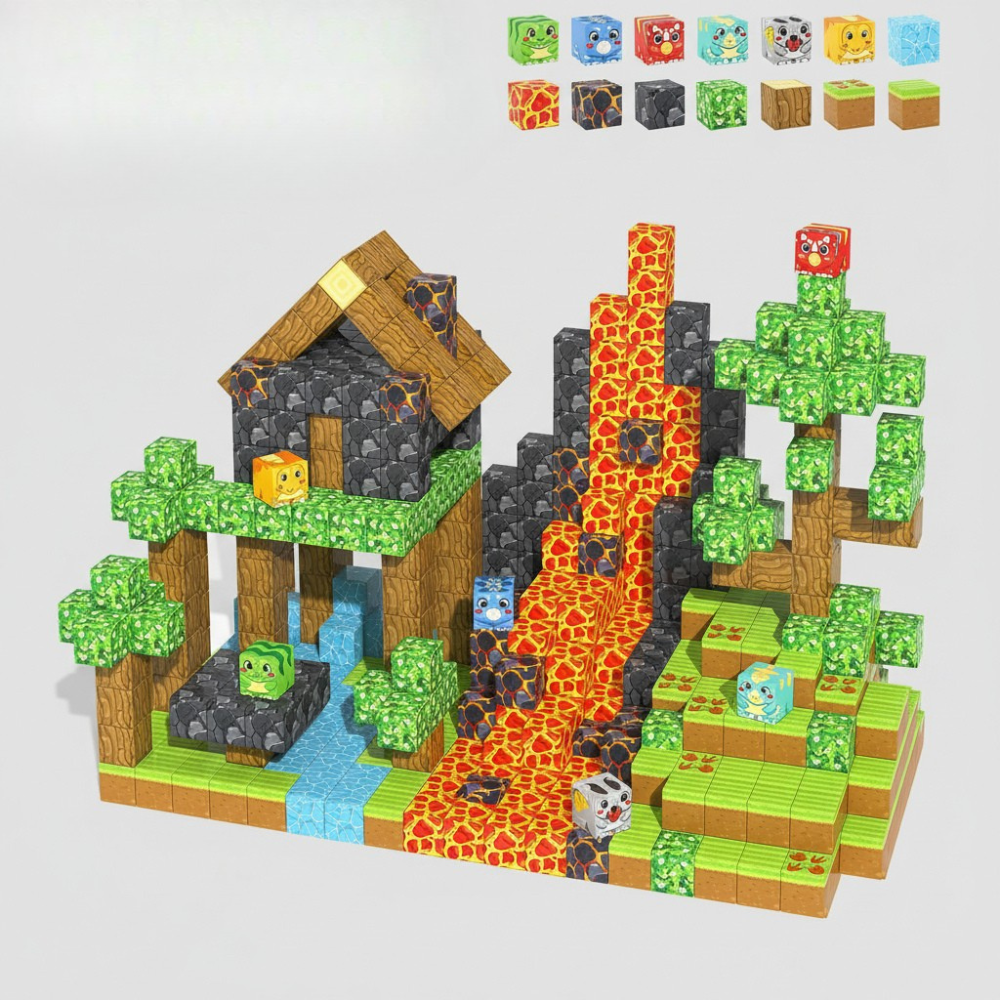 Magnetic Building Blocks Set Educational STEM Construction Toy