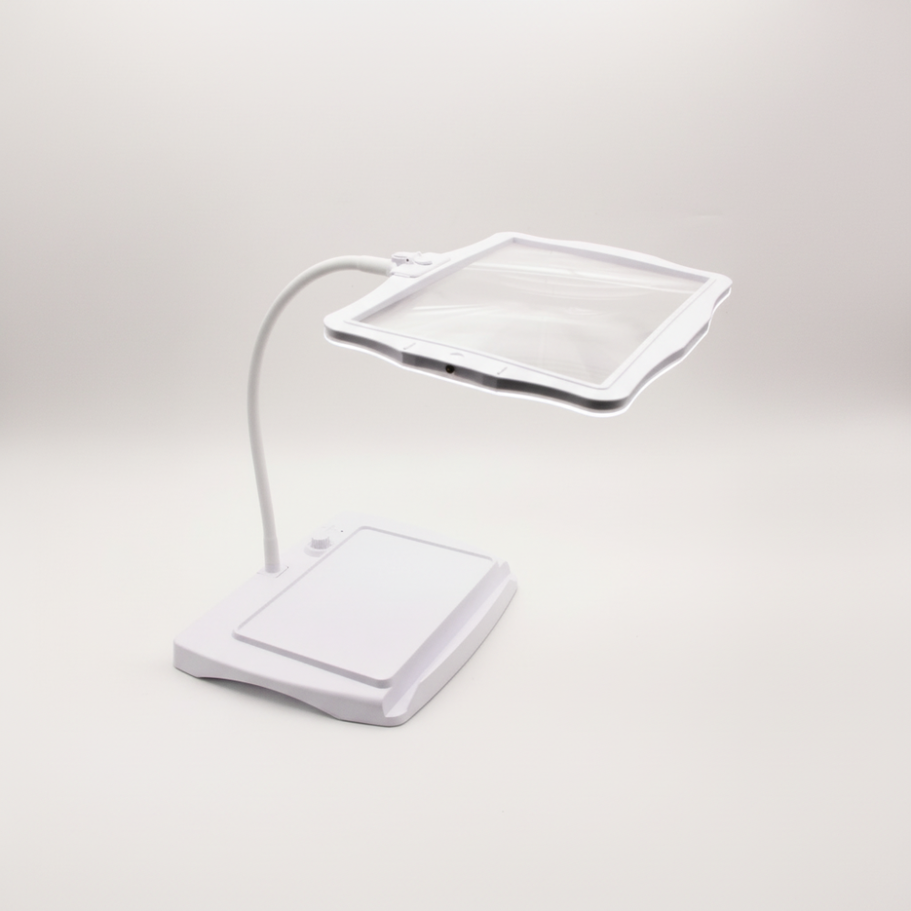 Magnifying Table Lamp Reading Light Full Page Lens