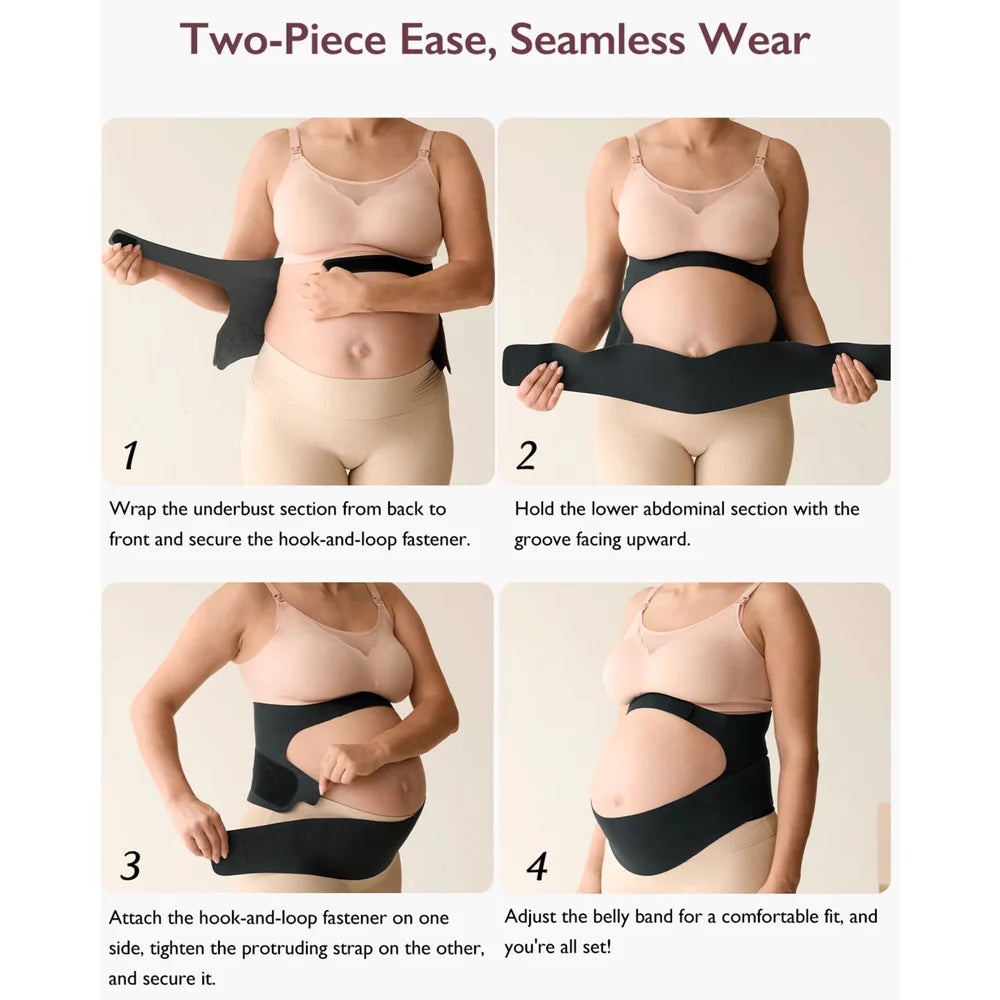 Maternity Belly Band Pregnancy Support Back Belt 2