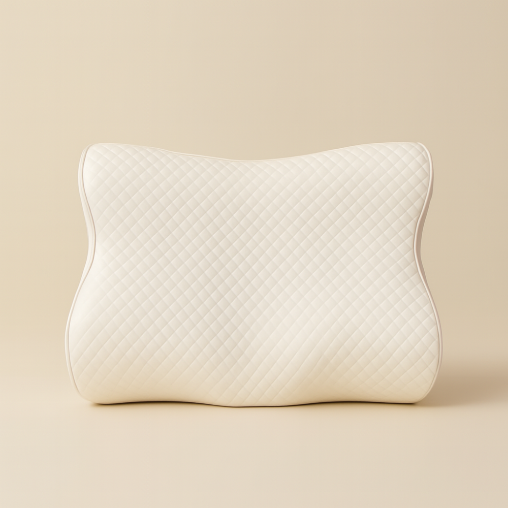 Almohada ortopédica de espuma viscoelástica para soporte de cuello y hombros