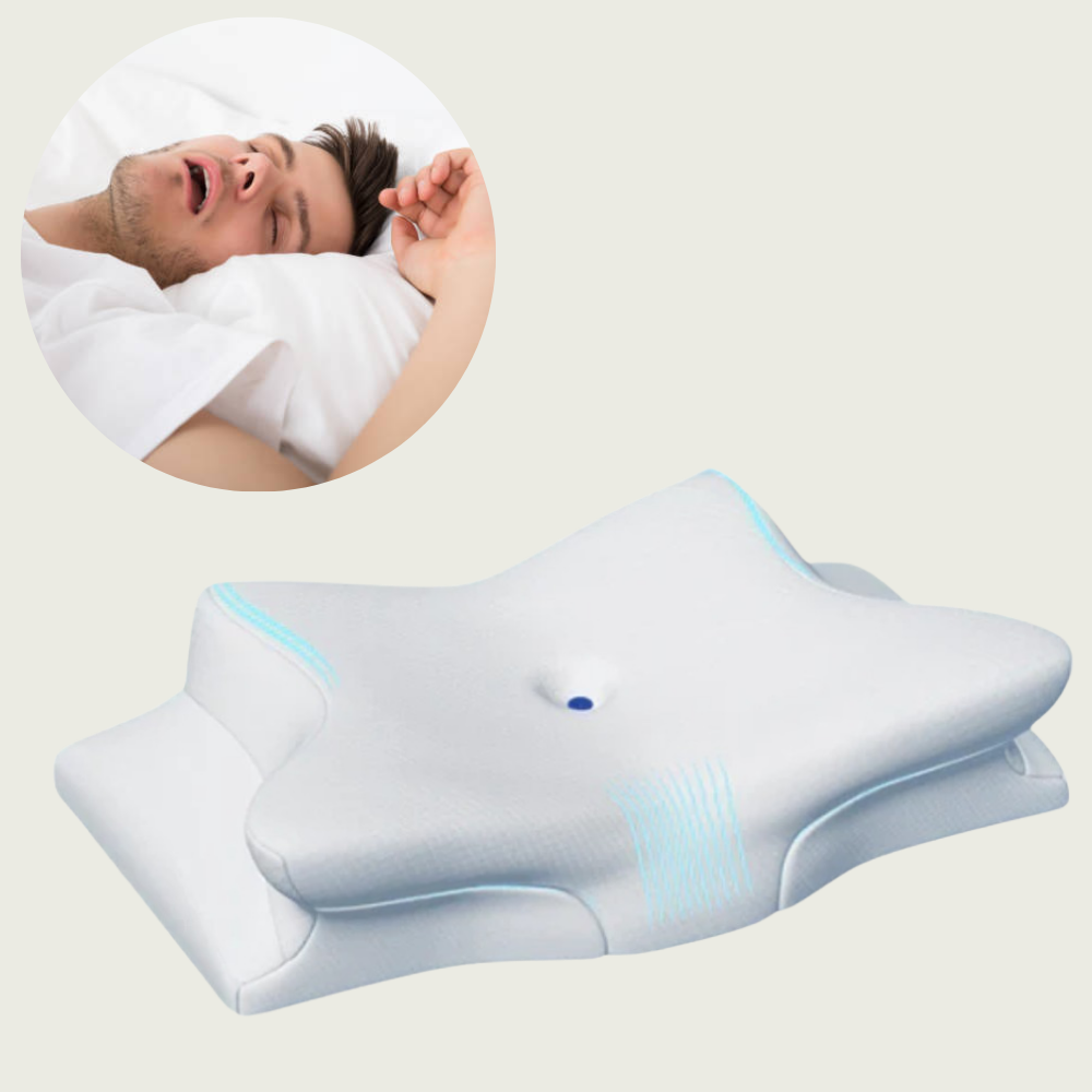 Memory Foam Anti Snore Pillow Neck Head Support 3
