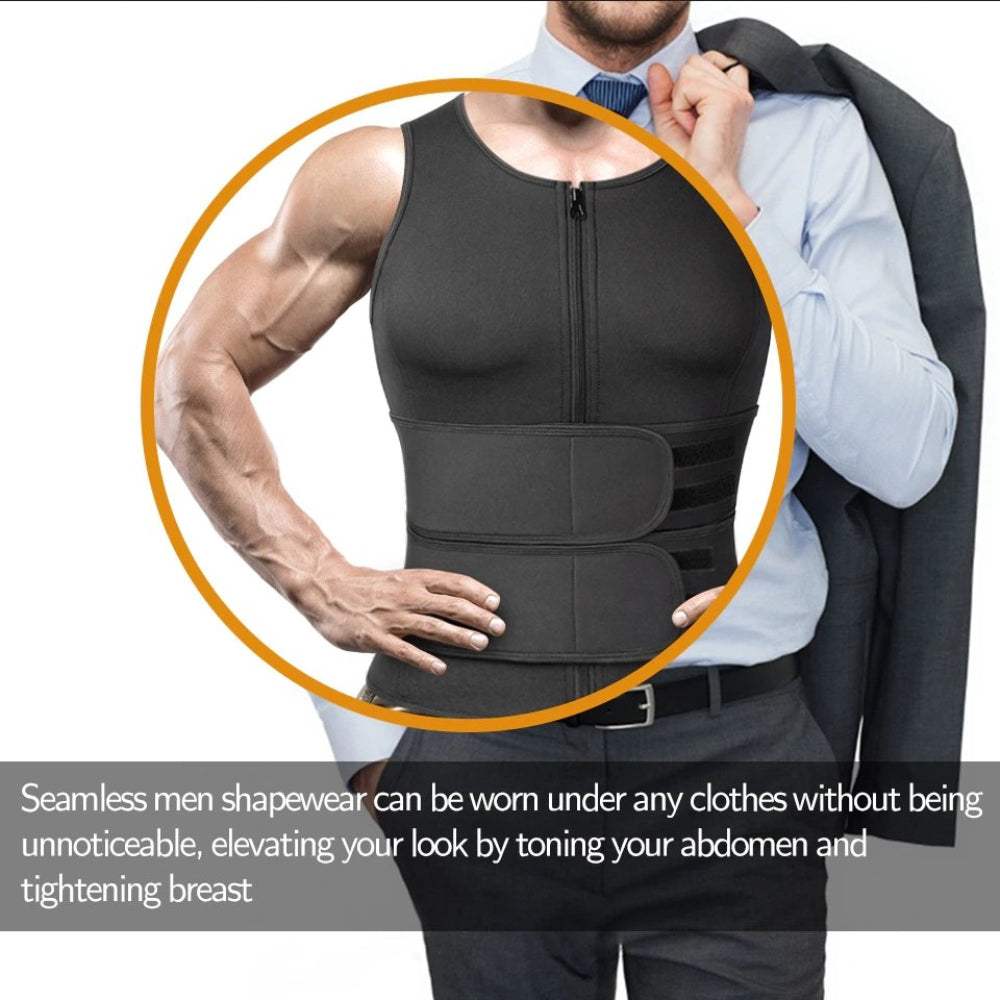 Men's Body Shaper Weight Loss Vest 9