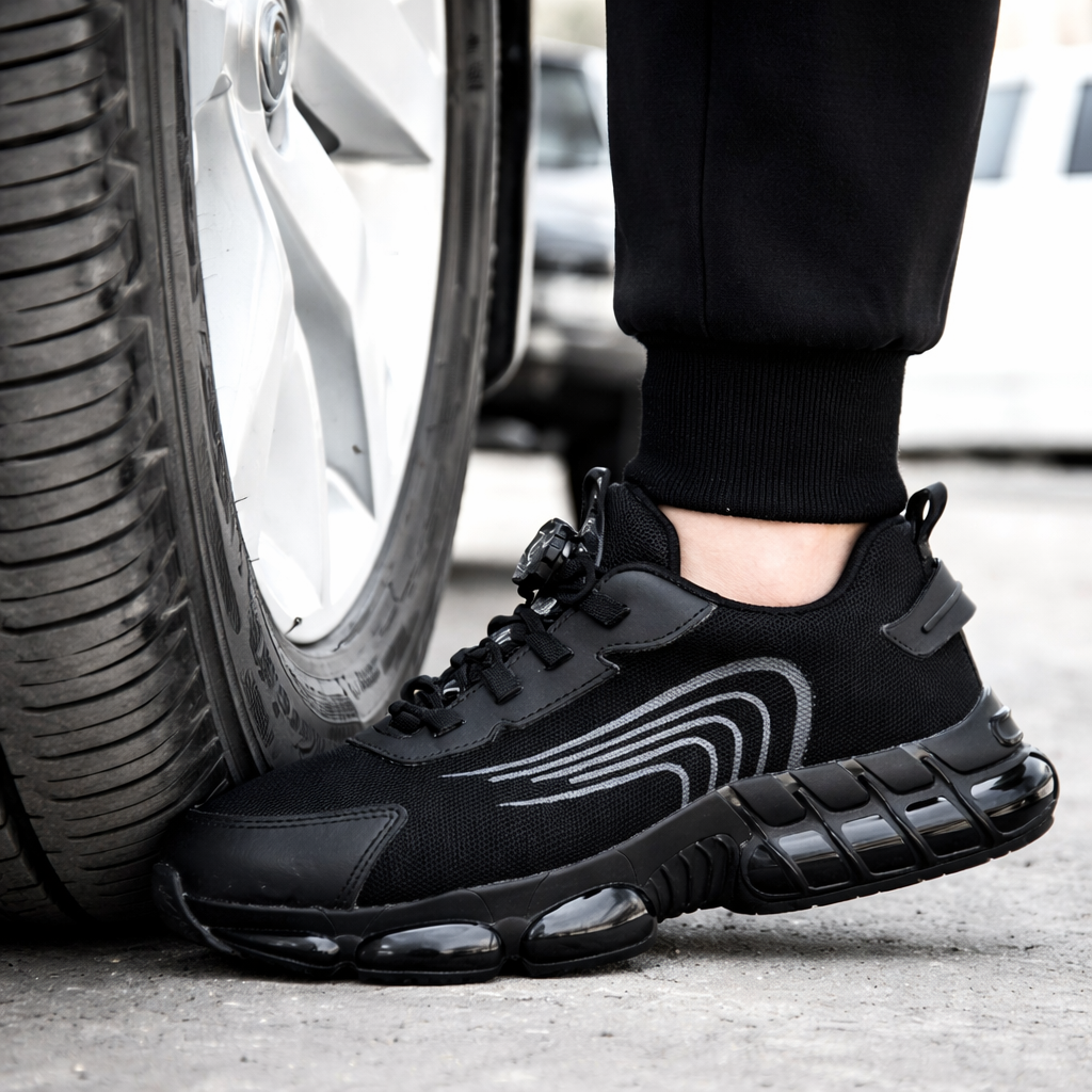 Mens Safety Work Shoes Protective Slip Resistant