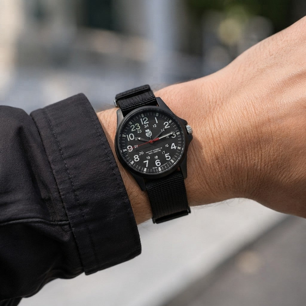 Military Watch Tactical Metal Outdoor Waterproof Wristwatch